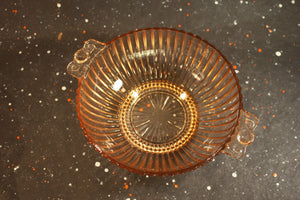 Oyster and Pearl Pink Bowl Vintage Depression Glass - Eagle's Eye Finds