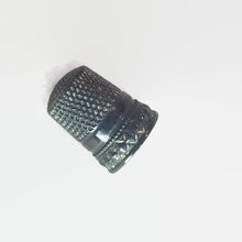 Load image into Gallery viewer, Diamond Patterned Sterling Silver Thimble Vintage Sewing Collectable - Eagle&#39;s Eye Finds
