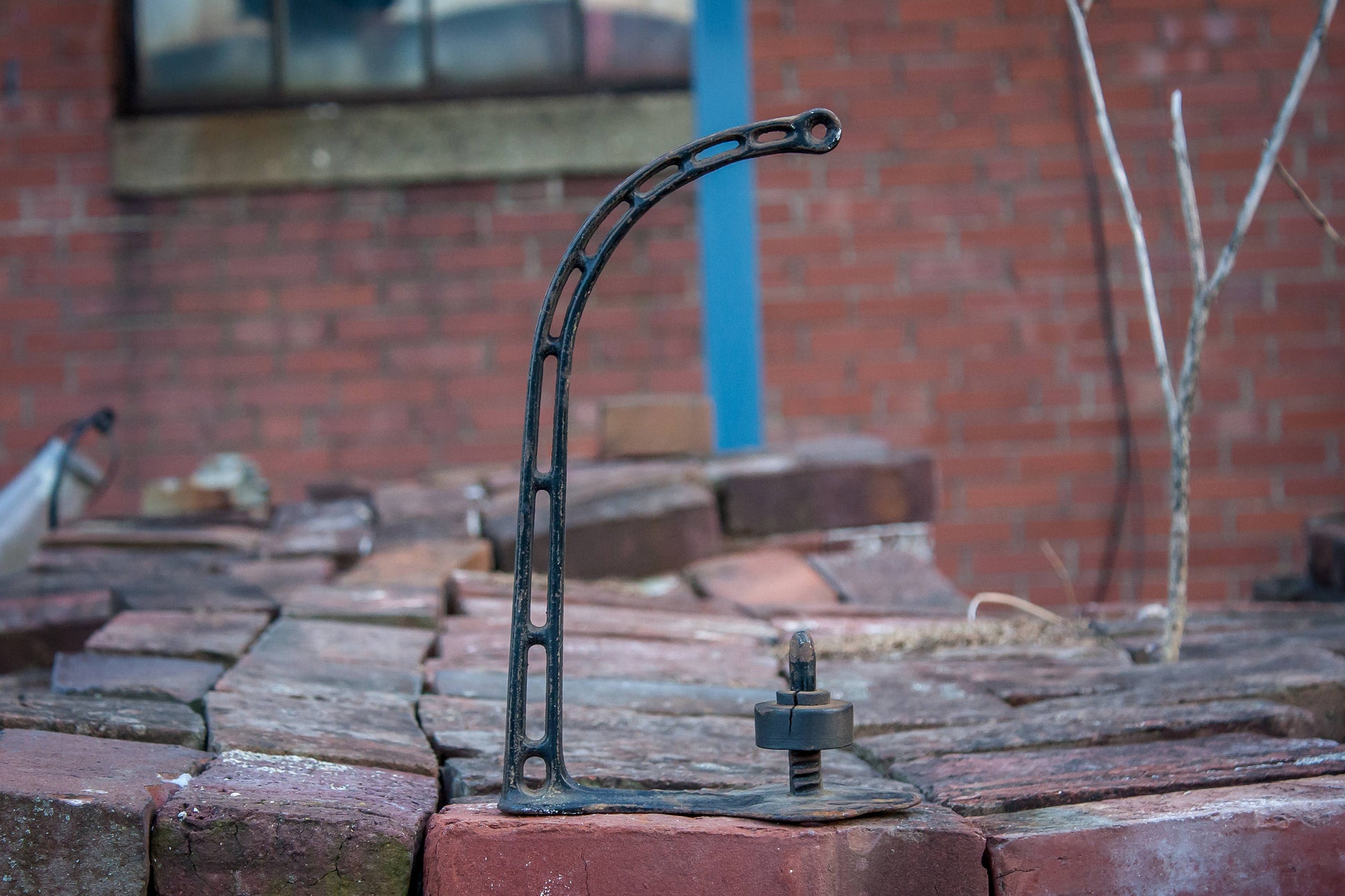 String Holder Wall Hook Vintage General Store Cast Iron Wall Hanger - Eagle's Eye Finds