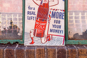 Big Giant Cola Soda Pop Tin Sign Vintage Wall Advertising Decor - Eagle's Eye Finds