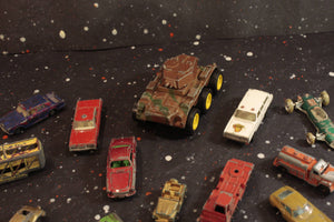 Toy Car Lot Vintage Bundle of 16 Metal Diecast Vehicles - Eagle's Eye Finds