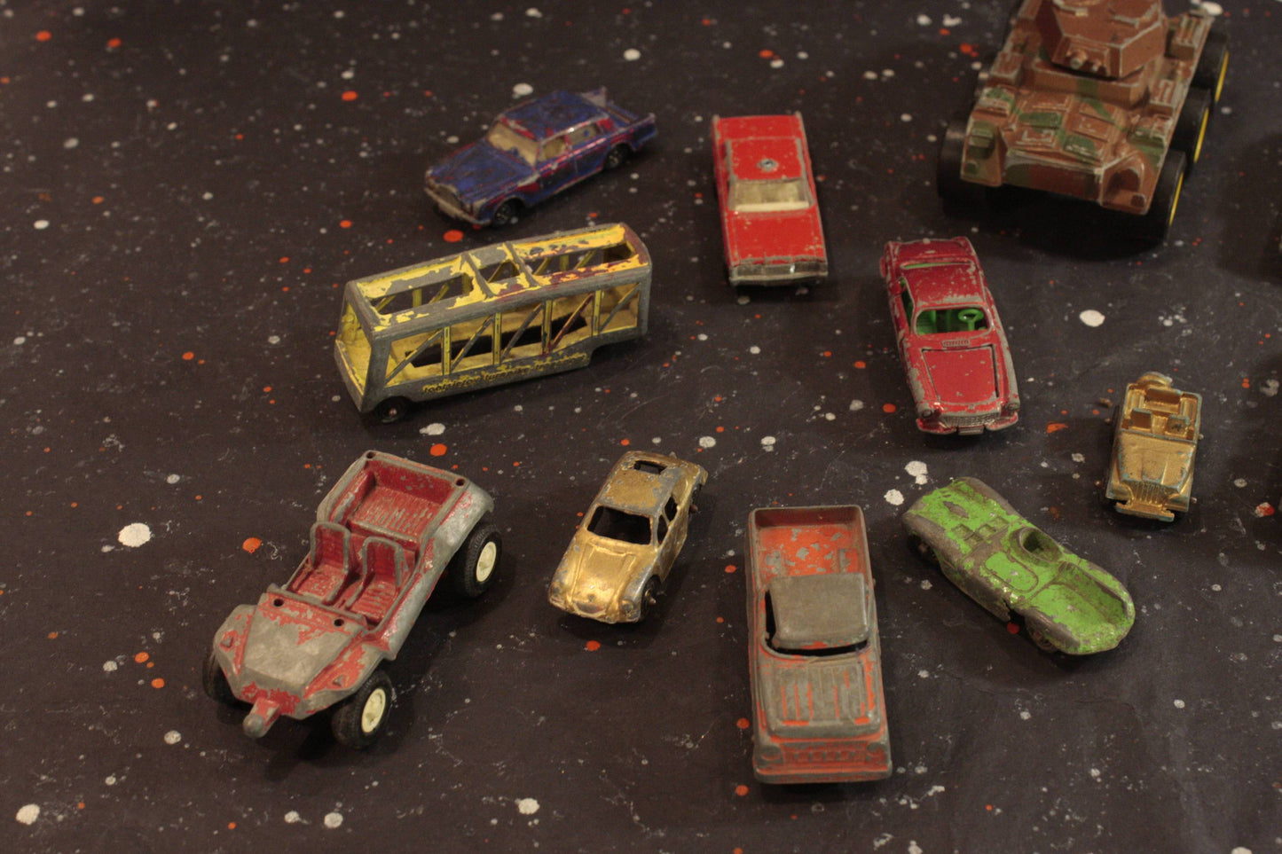 Toy Car Lot Vintage Bundle of 16 Metal Diecast Vehicles - Eagle's Eye Finds