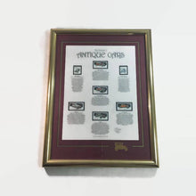 Load image into Gallery viewer, Antique Car Stamps Collection By Texas Stamps Vintage Framed Stamp Collection - Eagle&#39;s Eye Finds
