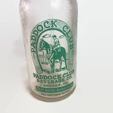 Load image into Gallery viewer, Paddock Club Beverage Co. Seltzer Bottle Vintage Equestrian Barware - Eagle&#39;s Eye Finds
