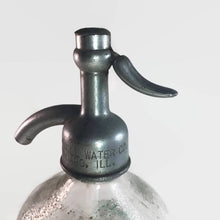 Load image into Gallery viewer, Paddock Club Beverage Co. Seltzer Bottle Vintage Equestrian Barware - Eagle&#39;s Eye Finds
