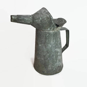 Galvanized Gallon Oil Spout Vintage - Eagle's Eye Finds