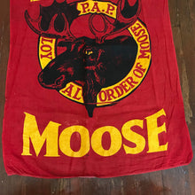 Load image into Gallery viewer, Loyal Order of Moose Banner Vintage Fraternal Order Decor - Eagle&#39;s Eye Finds
