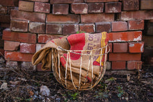 Load image into Gallery viewer, Large Wire Egg Basket Rounded Primitive Vintage Basket - Eagle&#39;s Eye Finds
