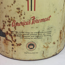 Load image into Gallery viewer, New Era Potato Chip Tin Vintage Advertising Display - Eagle&#39;s Eye Finds
