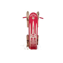 Load image into Gallery viewer, Atomic Era Space Rocket Vintage Sled with Orbit Control by Viking Division - Eagle&#39;s Eye Finds
