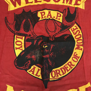 Loyal Order of Moose Banner Vintage Fraternal Order Decor - Eagle's Eye Finds