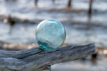 Load image into Gallery viewer, Small Glass Fishing Float Buoy Vintage Japanese Nautical Decor - Eagle&#39;s Eye Finds
