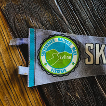 Load image into Gallery viewer, Skyline Drive National Park Virginia Felt Pennant Wall Decor - Eagle&#39;s Eye Finds
