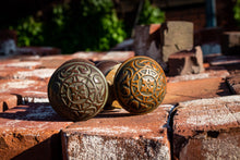 Load image into Gallery viewer, Eastlake Ornate Door Knob Set Vintage Restoration Hardware - Eagle&#39;s Eye Finds
