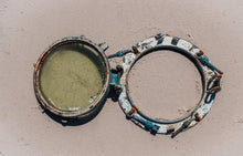 Load image into Gallery viewer, Painted Brass Porthole Window Antique Nautical Porthole - Eagle&#39;s Eye Finds
