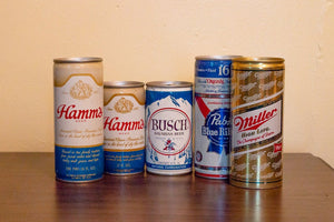 Mystery Vintage Beer Can Lot |  Instant Collection of Empty Vintage Beer Cans - Eagle's Eye Finds