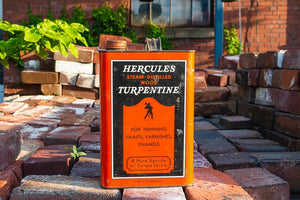 Hercules Turpentine Can Vintage 1 Gallon Gas and Oil Can - Eagle's Eye Finds