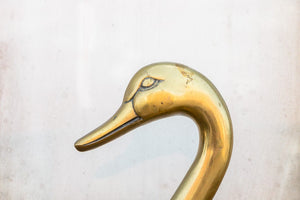 Brass Swan Planter Vintage Bohemian Bird Decor - Eagle's Eye Finds