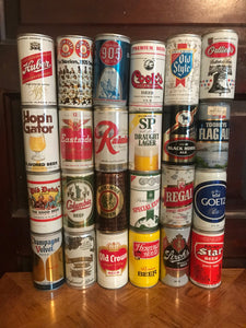 Mystery Vintage Beer Can Lot |  Instant Collection of Empty Vintage Beer Cans - Eagle's Eye Finds