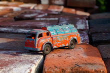 Load image into Gallery viewer, Vintage Hubley Toy Fuel Tanker Truck Orange and Green - Eagle&#39;s Eye Finds
