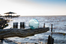 Load image into Gallery viewer, Small Glass Fishing Float Buoy Vintage Japanese Nautical Decor - Eagle&#39;s Eye Finds

