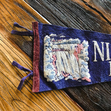 Load image into Gallery viewer, Niagara Falls Canada Blue Felt Pennant Vintage Travel Souvenir - Eagle&#39;s Eye Finds
