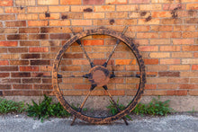 Load image into Gallery viewer, 40 Inch Wood Ship&#39;s Steering Wheel Amazing Vintage Coastal Decor - Eagle&#39;s Eye Finds
