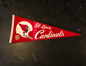 St. Louis Cardinals NFL Football Pennant Vintage Sports Decor - Eagle's Eye Finds