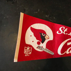 St. Louis Cardinals NFL Football Pennant Vintage Sports Decor - Eagle's Eye Finds