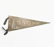 Load image into Gallery viewer, Ford Museum and Greenfield Village Felt Pennant Vintage Wall Decor - Eagle&#39;s Eye Finds

