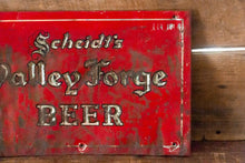 Load image into Gallery viewer, Scheidt&#39;s Valley Forge Beer Sign Vintage Advertising Decor - Eagle&#39;s Eye Finds
