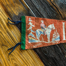 Load image into Gallery viewer, Lachute Quebec Canada Vintage Red Felt Pennant - Eagle&#39;s Eye Finds
