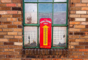 RC Cola Thermometer Vintage Royal Cola Advertising Sign Original - Eagle's Eye Finds