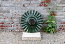 Load image into Gallery viewer, Porcelain Ruffled Lamp Shades Vintage Radial Wave Industrial Decor - Eagle&#39;s Eye Finds
