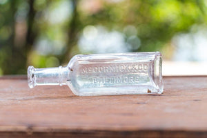 McCormick and Co. Vintage Medicine and Poison Bottles from Baltimore - Eagle's Eye Finds