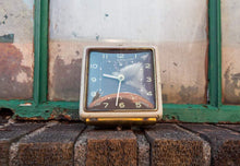 Load image into Gallery viewer, Westclox Square Mid-Century Alarm Clock Vintage Bedroom Decor - Eagle&#39;s Eye Finds
