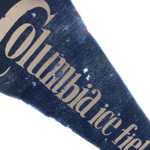 Load image into Gallery viewer, Columbia Ice Fields Canada Navy Blue Felt Pennant Vintage Wall Decor - Eagle&#39;s Eye Finds
