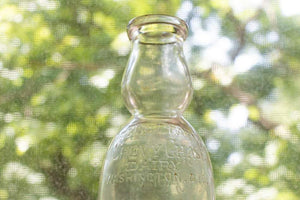 Chevy Chase Milk Bottle Vintage Glass Dairy Bottle from Chestnut Farms, Washington DC - Eagle's Eye Finds