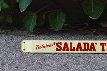 Load image into Gallery viewer, Porcelain Salada Tea Screen Door Push Vintage Advertising Wall Decor - Eagle&#39;s Eye Finds
