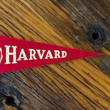 Load image into Gallery viewer, Harvard Mini Felt Pennant Vintage College Decor - Eagle&#39;s Eye Finds
