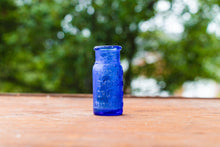 Load image into Gallery viewer, Little Cobalt Blue Bottles Vintage Small Bromo Seltzer Bottles - Eagle&#39;s Eye Finds
