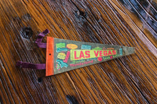 Load image into Gallery viewer, Las Vegas Nevada Felt Pennant Vintage Wall Decor - Eagle&#39;s Eye Finds
