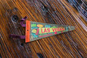 Las Vegas Nevada Felt Pennant Vintage Wall Decor - Eagle's Eye Finds