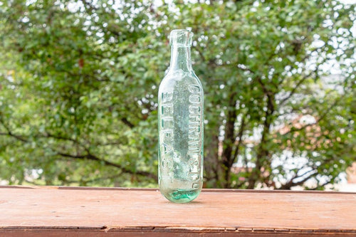 Cochran & Co. Belfast Ginger Ale Bottle Vintage Glass Round Bottom Soda Bottle - Eagle's Eye Finds