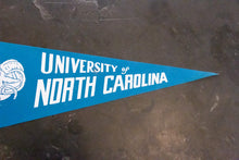 Load image into Gallery viewer, University of North Carolina Felt Pennant Vintage Wall Hanging College Decor Tar Heels - Eagle&#39;s Eye Finds

