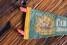 Load image into Gallery viewer, Carlsbad Caverns New Mexico Vintage Felt Pennant Wall Decor - Eagle&#39;s Eye Finds
