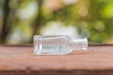 Load image into Gallery viewer, Chamberlain Medicine Bottles Vintage Aqua and Clear Apothecary Bottles - Eagle&#39;s Eye Finds
