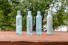 Load image into Gallery viewer, Mrs. Winslow&#39;s Soothing Syrup Bottle Vintage Aqua Baby Medicine Bottle - Eagle&#39;s Eye Finds
