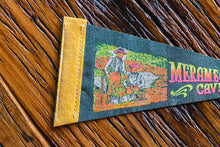 Load image into Gallery viewer, Meramec Caverns, Stanton Missouri Felt Pennant Wall Hanging Decor - Eagle&#39;s Eye Finds
