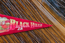 Load image into Gallery viewer, Black Hills South Dakota Red Felt Pennant Vintage Wall Hanging Decor - Eagle&#39;s Eye Finds
